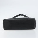 GUCCI Shoulder Bag Leather Black Gold Auth bs31540-9