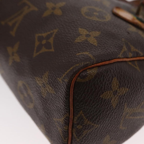 LOUIS VUITTON Monogram Mini Speedy Hand Bag M41534 LV Auth bs31542