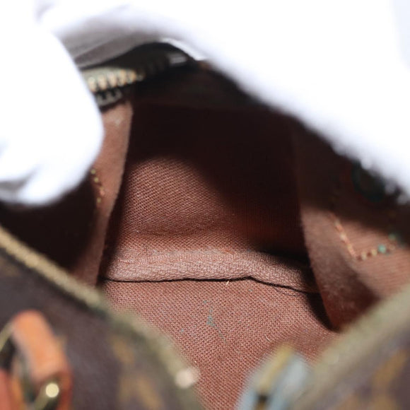 LOUIS VUITTON Monogram Mini Speedy Hand Bag M41534 LV Auth bs31542