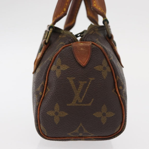 LOUIS VUITTON Monogram Mini Speedy Hand Bag M41534 LV Auth bs31542