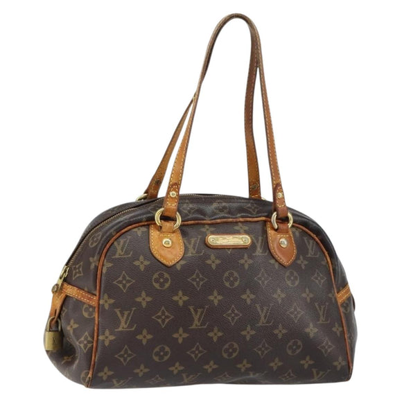 LOUIS VUITTON Monogram Montorgueil PM Hand Bag M95565 LV Auth bs31545