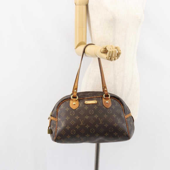 LOUIS VUITTON Monogram Montorgueil PM Hand Bag M95565 LV Auth bs31545