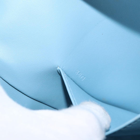 LOUIS VUITTON Monogram Vernis Thompson Street Bag Baby Blue M91009 Auth bs31550