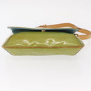 LOUIS VUITTON Monogram Vernis Thompson Street Bag Baby Blue M91009 Auth bs31550-5