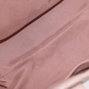 CHANEL Matelasse Tote Bag Leather 2way Pink Silver CC Auth bs31551-18