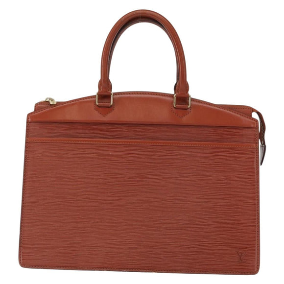 LOUIS VUITTON Epi Riviera Hand Bag Brown M48183 LV Auth bs31553