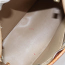LOUIS VUITTON Monogram Vernis Houston Hand Bag Beige M91004 LV Auth bs31556-11