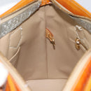 LOUIS VUITTON Monogram Vernis Houston Hand Bag Beige M91004 LV Auth bs31556-21