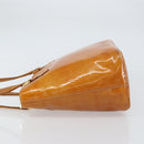 LOUIS VUITTON Monogram Vernis Houston Hand Bag Beige M91004 LV Auth bs31556-4