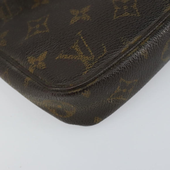LOUIS VUITTON Monogram Pochette Accessoires Pouch M51980 LV Auth bs31557