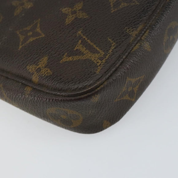 LOUIS VUITTON Monogram Pochette Accessoires Pouch M51980 LV Auth bs31557