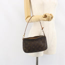 LOUIS VUITTON Monogram Pochette Accessoires Pouch M51980 LV Auth bs31557-20