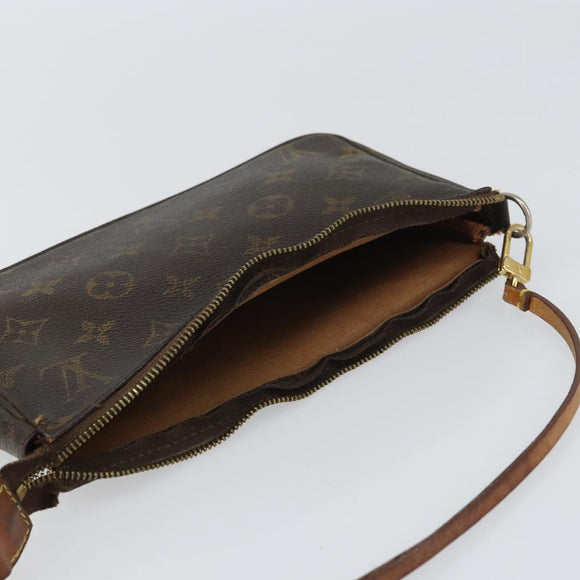 LOUIS VUITTON Monogram Pochette Accessoires Pouch M51980 LV Auth bs31557