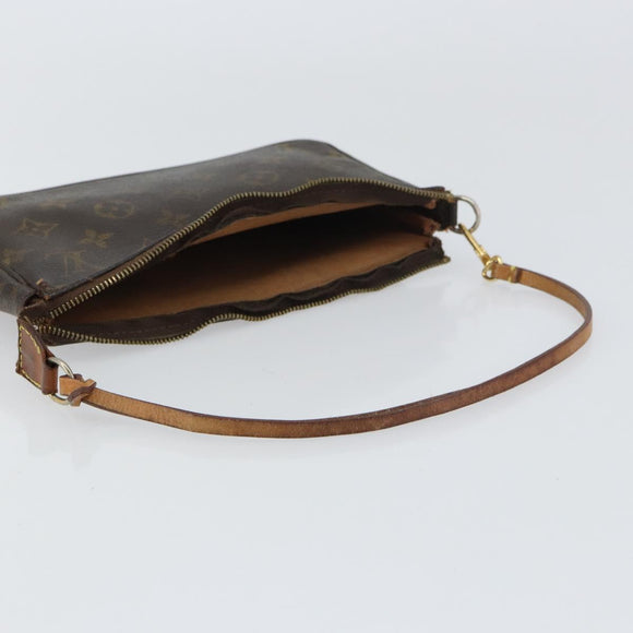 LOUIS VUITTON Monogram Pochette Accessoires Pouch M51980 LV Auth bs31557