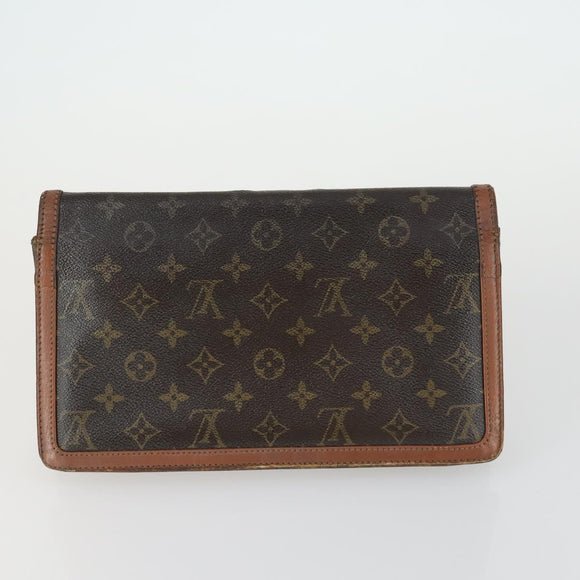 LOUIS VUITTON Monogram Clutch Bag 3 Set LV Auth bs31558