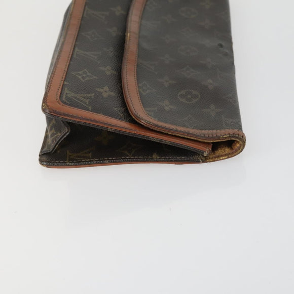 LOUIS VUITTON Monogram Clutch Bag 3 Set LV Auth bs31558