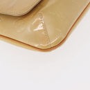 LOUIS VUITTON Monogram Vernis Thompson Street Bag Beige M91301 LV Auth bs31559-9