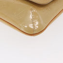 LOUIS VUITTON Monogram Vernis Thompson Street Bag Beige M91301 LV Auth bs31559-15