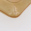 LOUIS VUITTON Monogram Vernis Thompson Street Bag Beige M91301 LV Auth bs31559-17