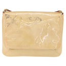 LOUIS VUITTON Monogram Vernis Thompson Street Bag Beige M91301 LV Auth bs31559-13