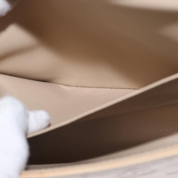 LOUIS VUITTON Monogram Vernis Thompson Street Bag Beige M91301 LV Auth bs31559