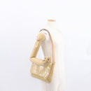 LOUIS VUITTON Monogram Vernis Thompson Street Bag Beige M91301 LV Auth bs31559-23