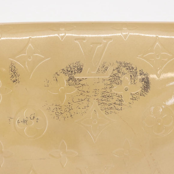 LOUIS VUITTON Monogram Vernis Thompson Street Bag Beige M91301 LV Auth bs31559