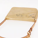LOUIS VUITTON Monogram Vernis Thompson Street Bag Beige M91301 LV Auth bs31559-7