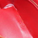 LOUIS VUITTON Monogram Vernis Houston Hand Bag Red M91092 LV Auth bs31560-11