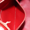 LOUIS VUITTON Monogram Vernis Houston Hand Bag Red M91092 LV Auth bs31560-26
