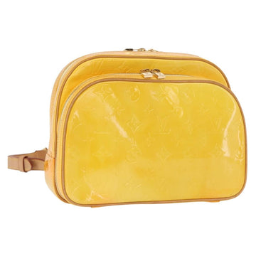 LOUIS VUITTON Monogram Vernis Marley Backpack Gris M91038 LV Auth bs31561