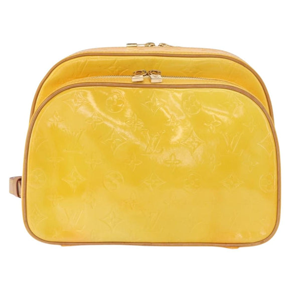 LOUIS VUITTON Monogram Vernis Marley Backpack Gris M91038 LV Auth bs31561