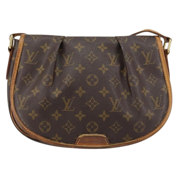 LOUIS VUITTON Monogram Menilmontant PM Shoulder Bag M40474 LV Auth bs31563