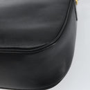 GIVENCHY Shoulder Bag Leather Black Gold Auth bs31564-12