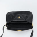 GIVENCHY Shoulder Bag Leather Black Gold Auth bs31564-15