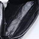 GIVENCHY Shoulder Bag Leather Black Gold Auth bs31564-17