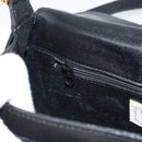 GIVENCHY Shoulder Bag Leather Black Gold Auth bs31564-20