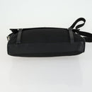 Gianni Versace Business Bag Nylon Leather 2way Black Silver Auth bs31565-5