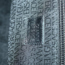 Gianni Versace Business Bag Nylon Leather 2way Black Silver Auth bs31565-20