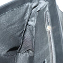 Gianni Versace Business Bag Nylon Leather 2way Black Silver Auth bs31565-21