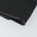 Christian Dior Trotter Canvas Chain Shoulder Bag Black Gold Auth bs31567-16