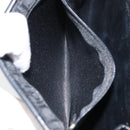 Christian Dior Trotter Canvas Chain Shoulder Bag Black Gold Auth bs31567-12