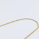 Christian Dior Trotter Canvas Chain Shoulder Bag Black Gold Auth bs31567-8