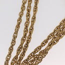 CHANEL Necklace metal Gold Tone CC Auth bs31569-10