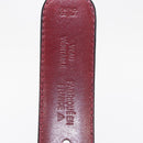 CHANEL Belt Leather 42.5"" Black Gold CC Auth bs31570-11