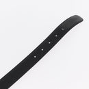 CHANEL Belt Leather 42.5"" Black Gold CC Auth bs31570-8