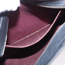 CHANEL Camelia Tote Bag Lamb Skin Black Silver CC Auth bs31571-19