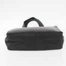 CHANEL Camelia Tote Bag Lamb Skin Black Silver CC Auth bs31571-9