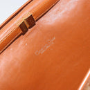 Christian Dior Trotter Canvas Shoulder Bag Brown Gold Auth bs31572-16