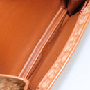 Christian Dior Trotter Canvas Shoulder Bag Brown Gold Auth bs31572-17